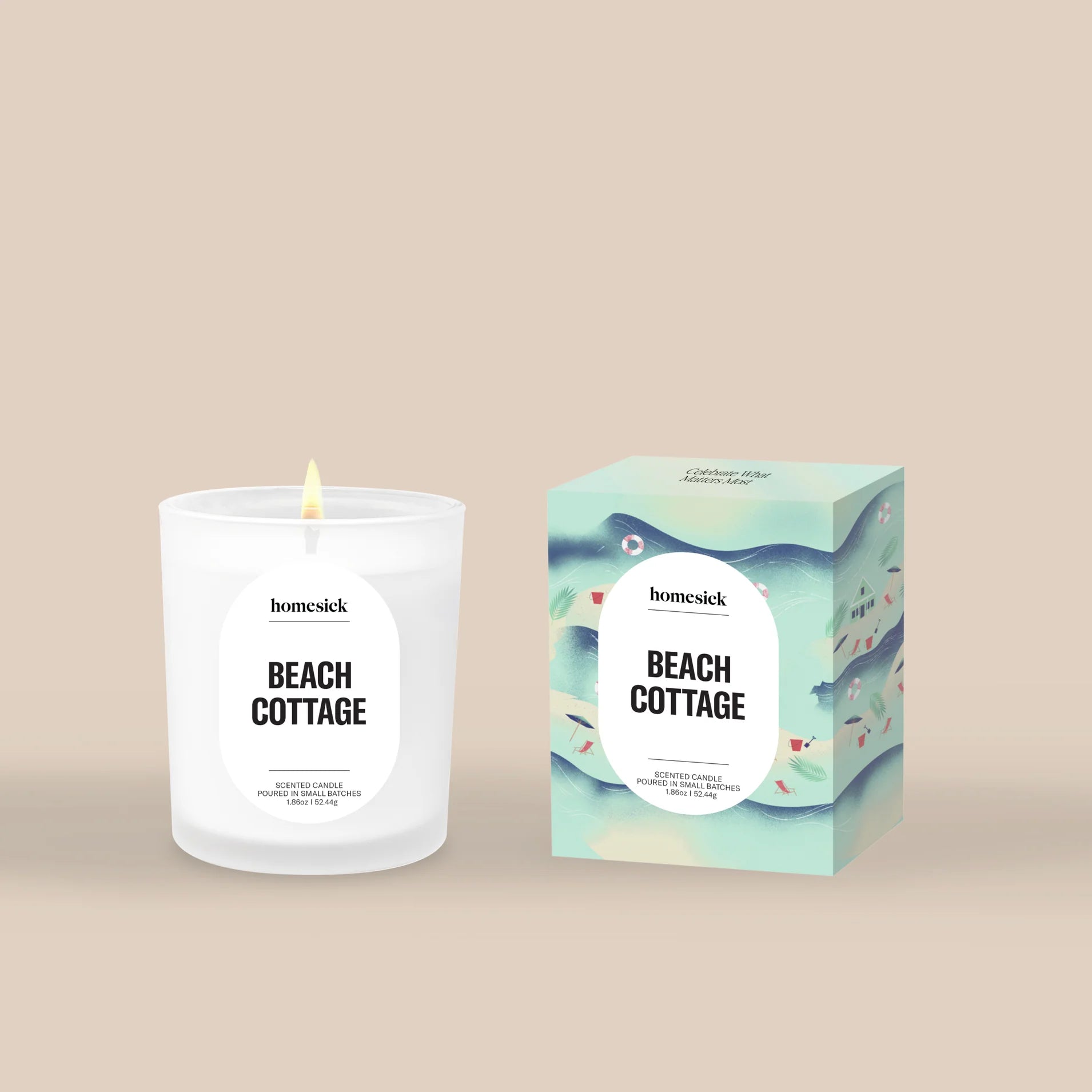 Homesick - Beach Cottage Mini Candle