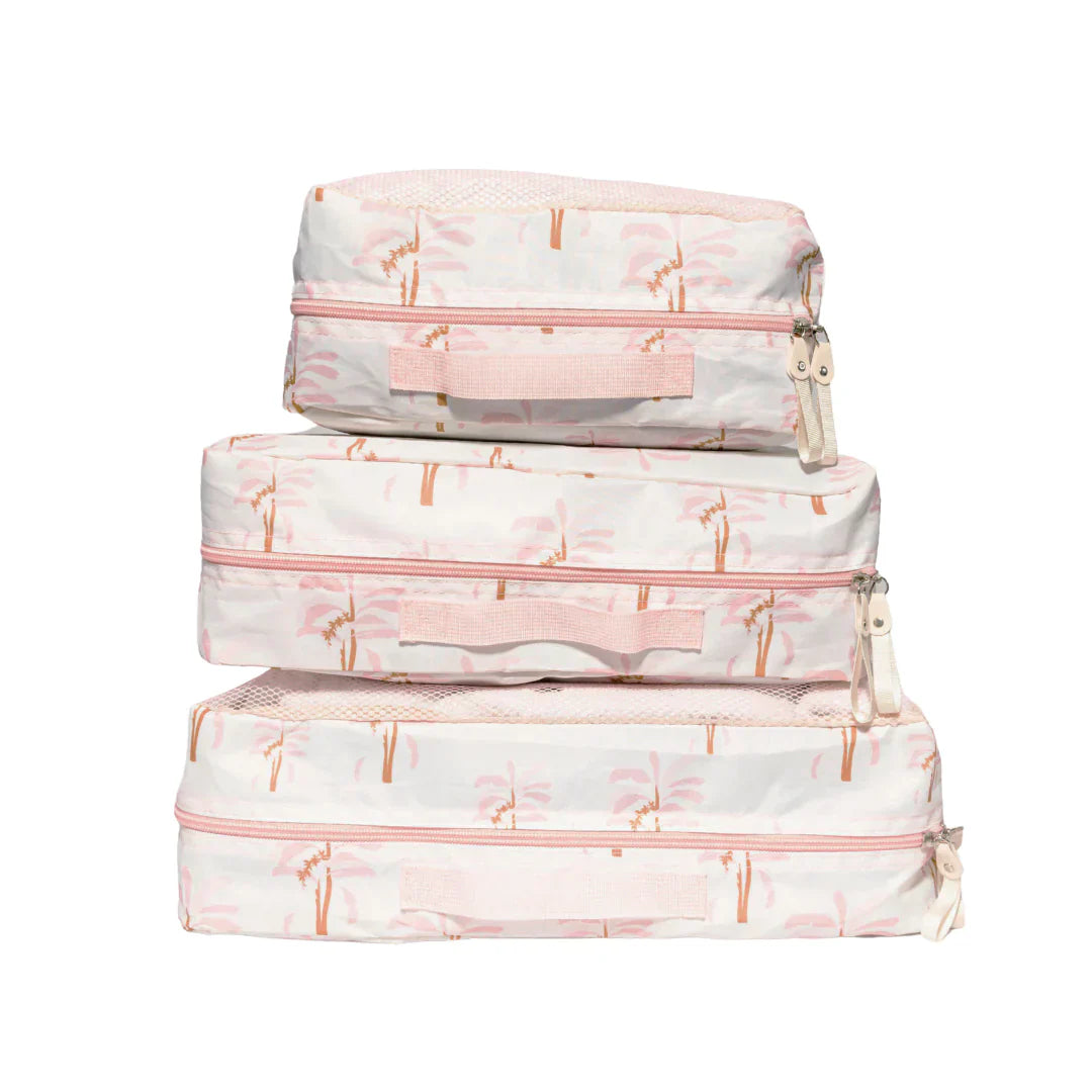 Hang Accessories - 3 Piece Packing Cube Set - Palm -