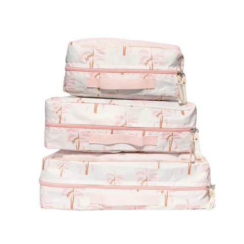 Hang Accessories - 3 Piece Packing Cube Set - Palm -