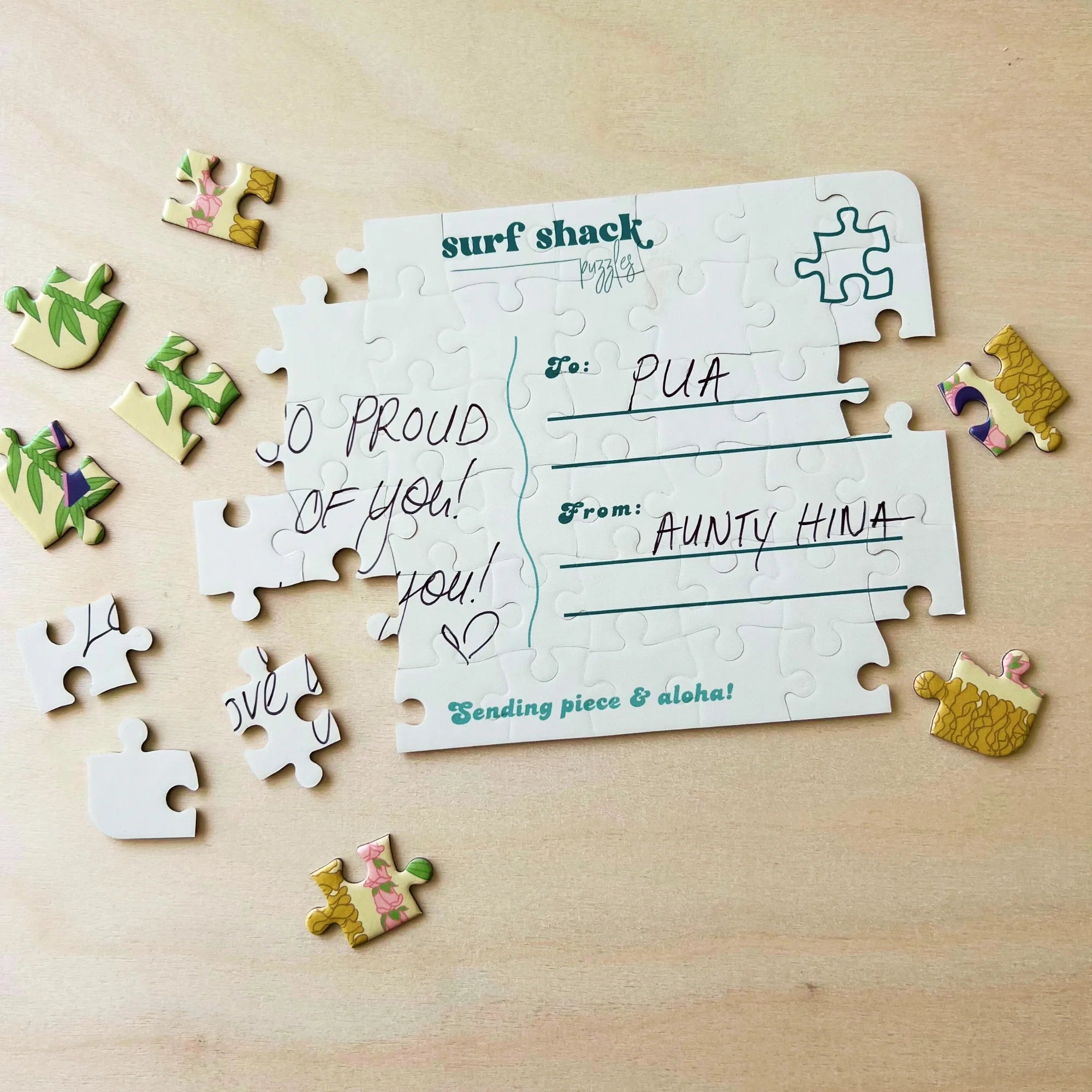 Surf Shack Puzzles - I Think You're Swell Postcard Puzzle (Add-On)