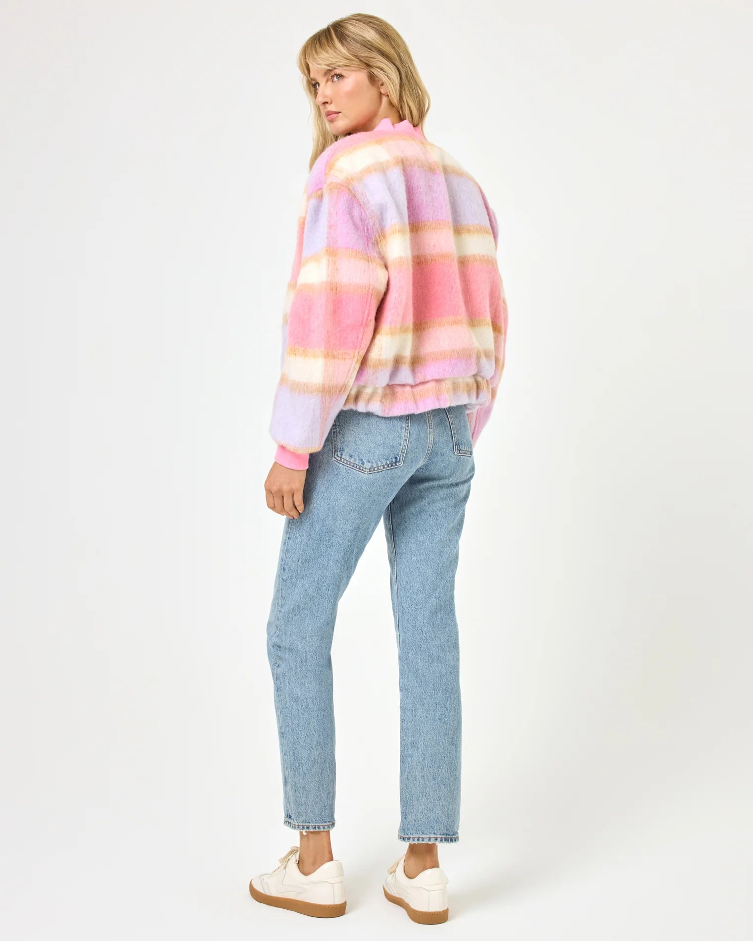 L Space - Quinn Jacket - Point Dume Plaid (Add-On)