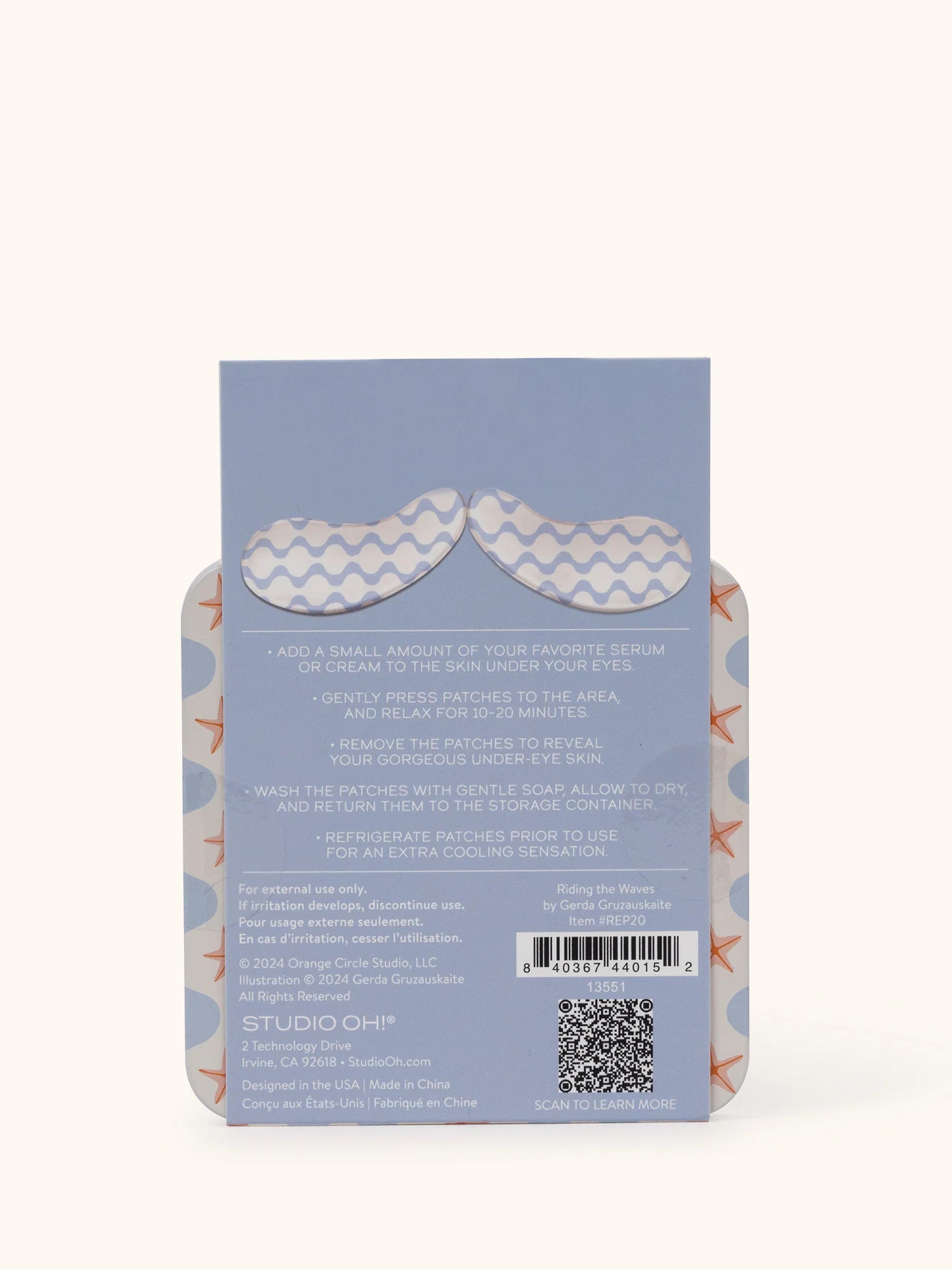 Studio Oh - Riding the Waves Reusable Under-Eye Patches
