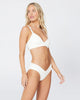 L Space - Ribbed Vera Bikini Top - Cream