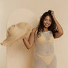 Gyal Bashy - Recycled Polyester Bambarra Crochet Coverup With Tassels - Natural
