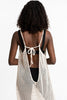 Gyal Bashy - Recycled Polyester Bambarra Crochet Coverup With Tassels - Natural