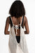 Gyal Bashy - Recycled Polyester Bambarra Crochet Coverup With Tassels - Natural (Add-On)