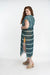 Gyal Bashy - Luana Recycled Polyester Striped Maxi Cover Up With Tassels