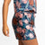 Gyal Bashy - Recycled Polyester Lucia Silky Printed Lounge Shorts - NavyPalms