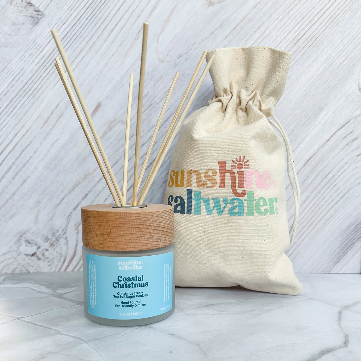 Sunshine + Saltwater - Coastal Christmas | Reed Diffuser
