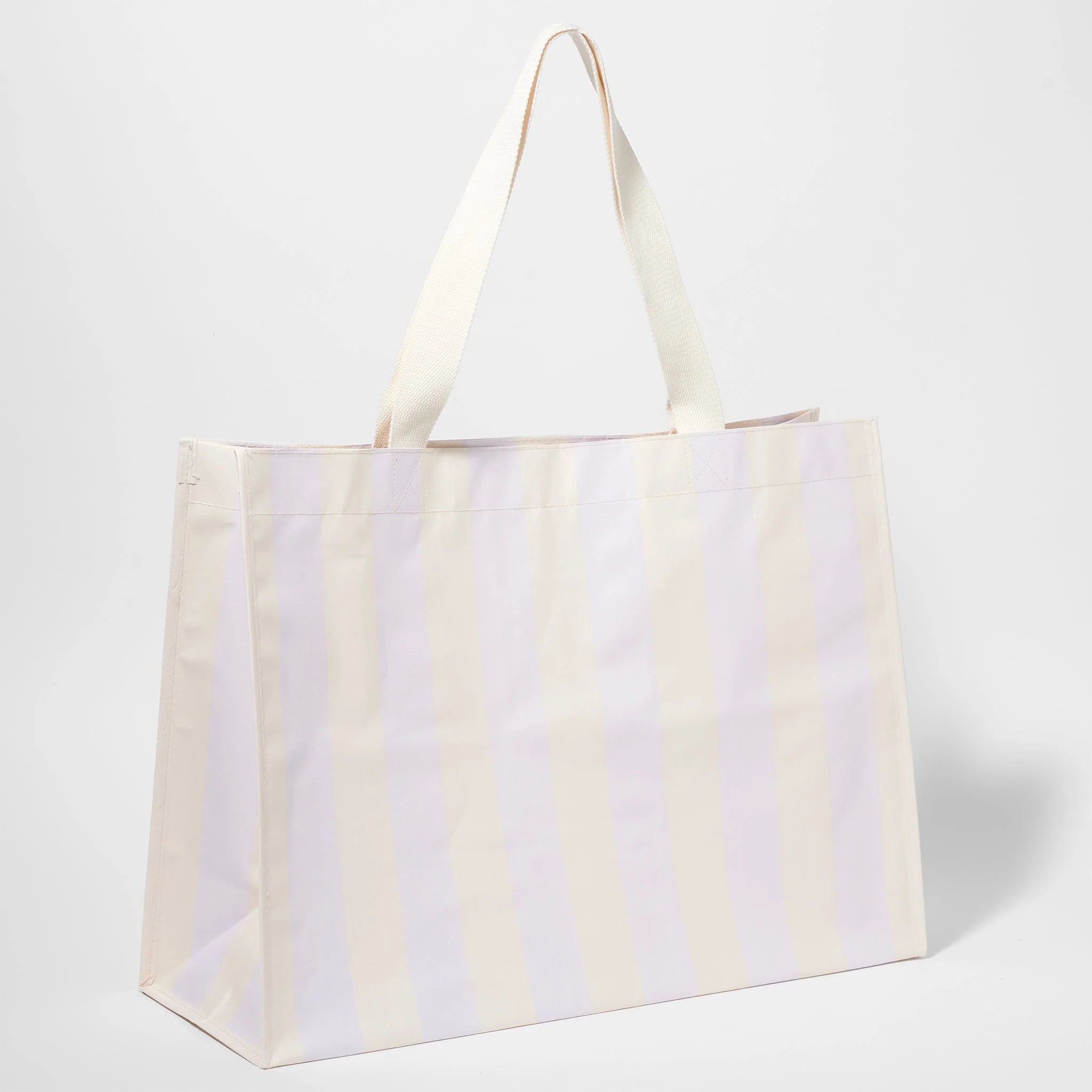 Sunnylife - Carryall Beach Bag - Rio Sun Pastel Lilac Stripe (Add-On)