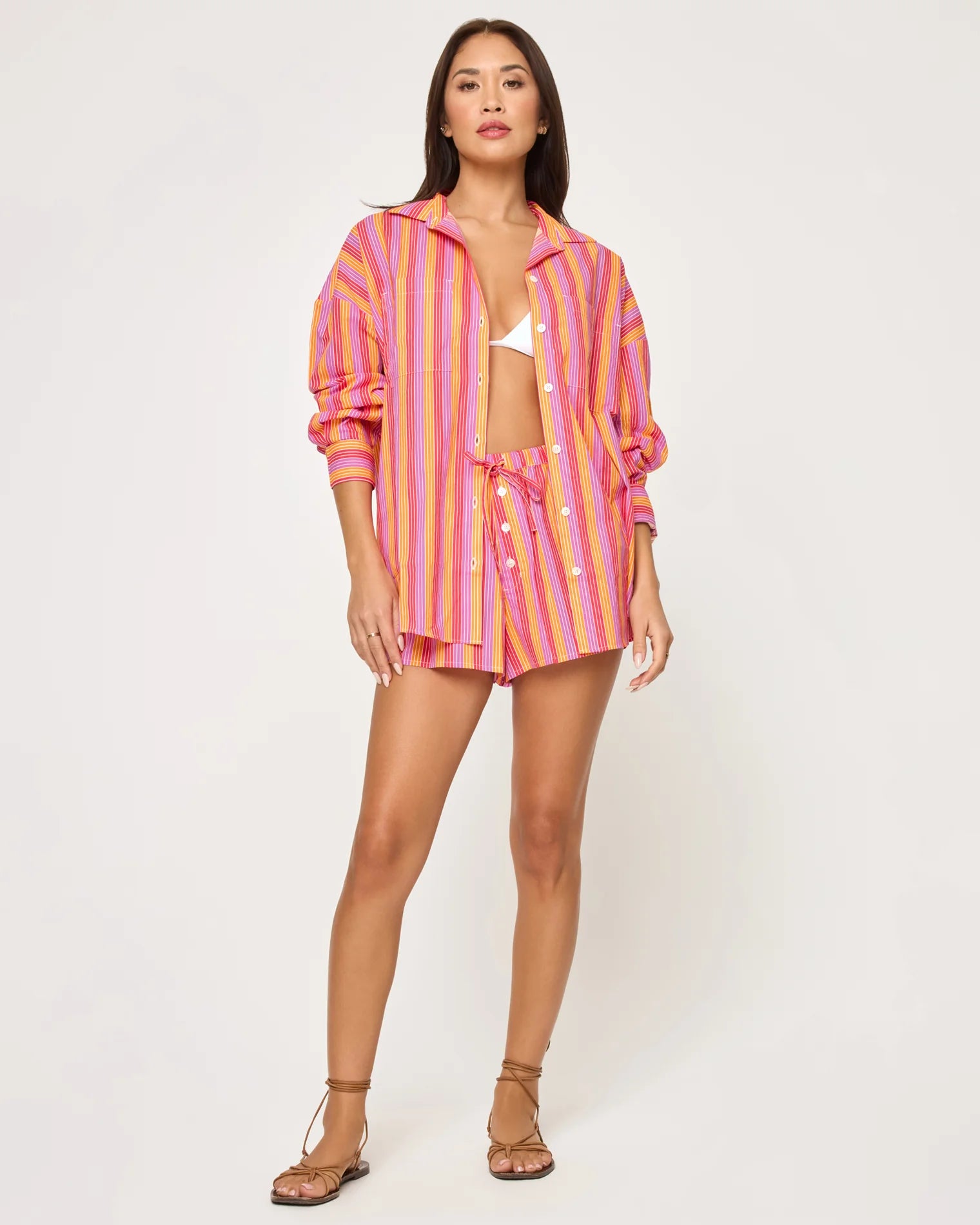 L Space - Skipper Short -  Bondi Babe Stripe