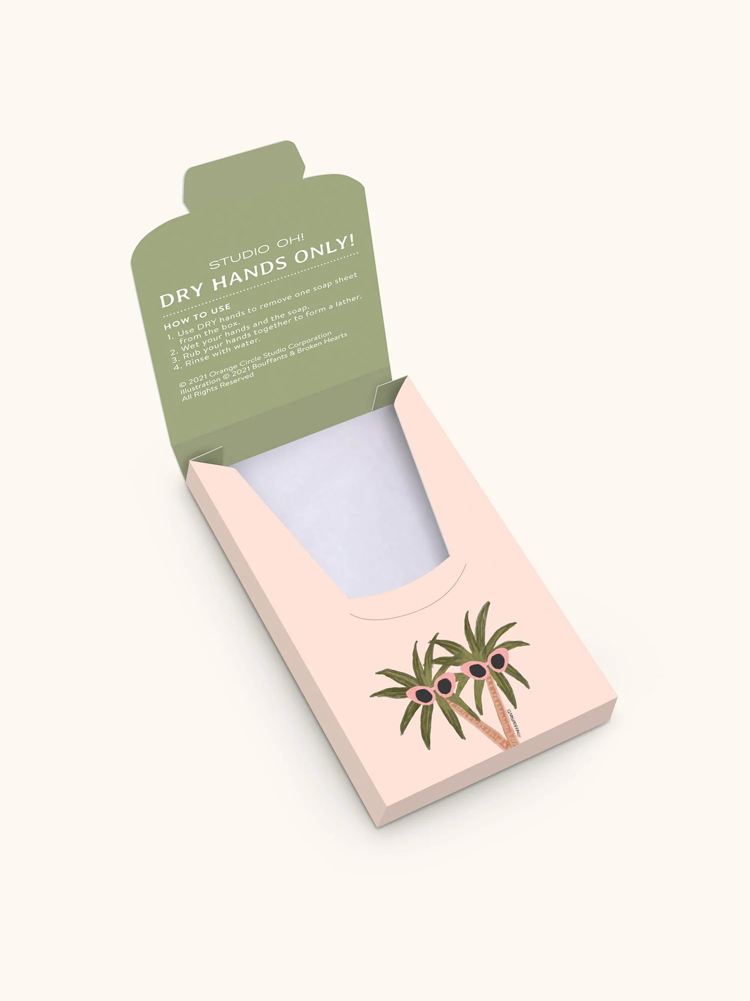 Studio Oh - Sunny Palms Single-Use Soap Sheets