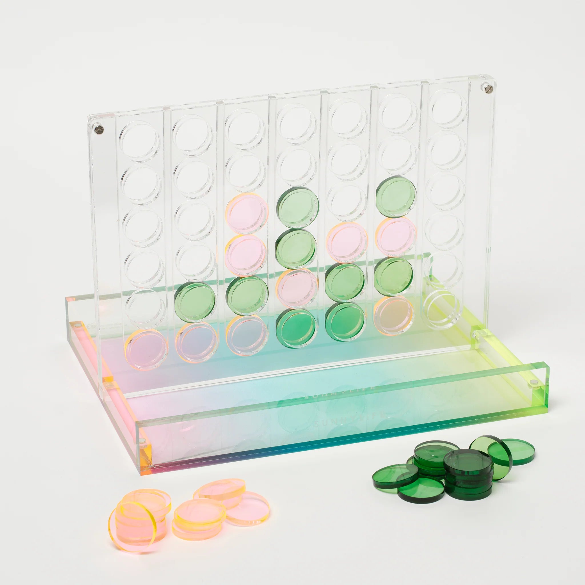 Sunnylife - Lucite 4 in a Row - Ombre Sherbert (Add-On)