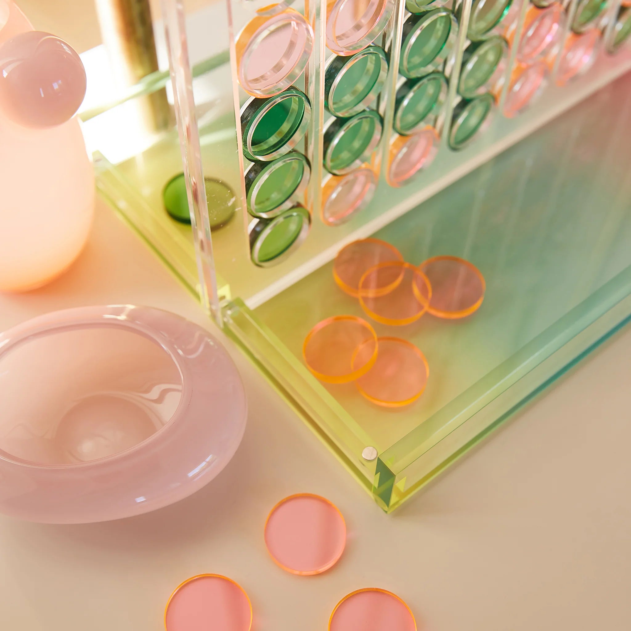 Sunnylife - Lucite 4 in a Row - Ombre Sherbert (Add-On)