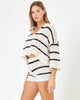 L Space - Striped Diamond Eyes Hoodie - Starcrossed Stripe