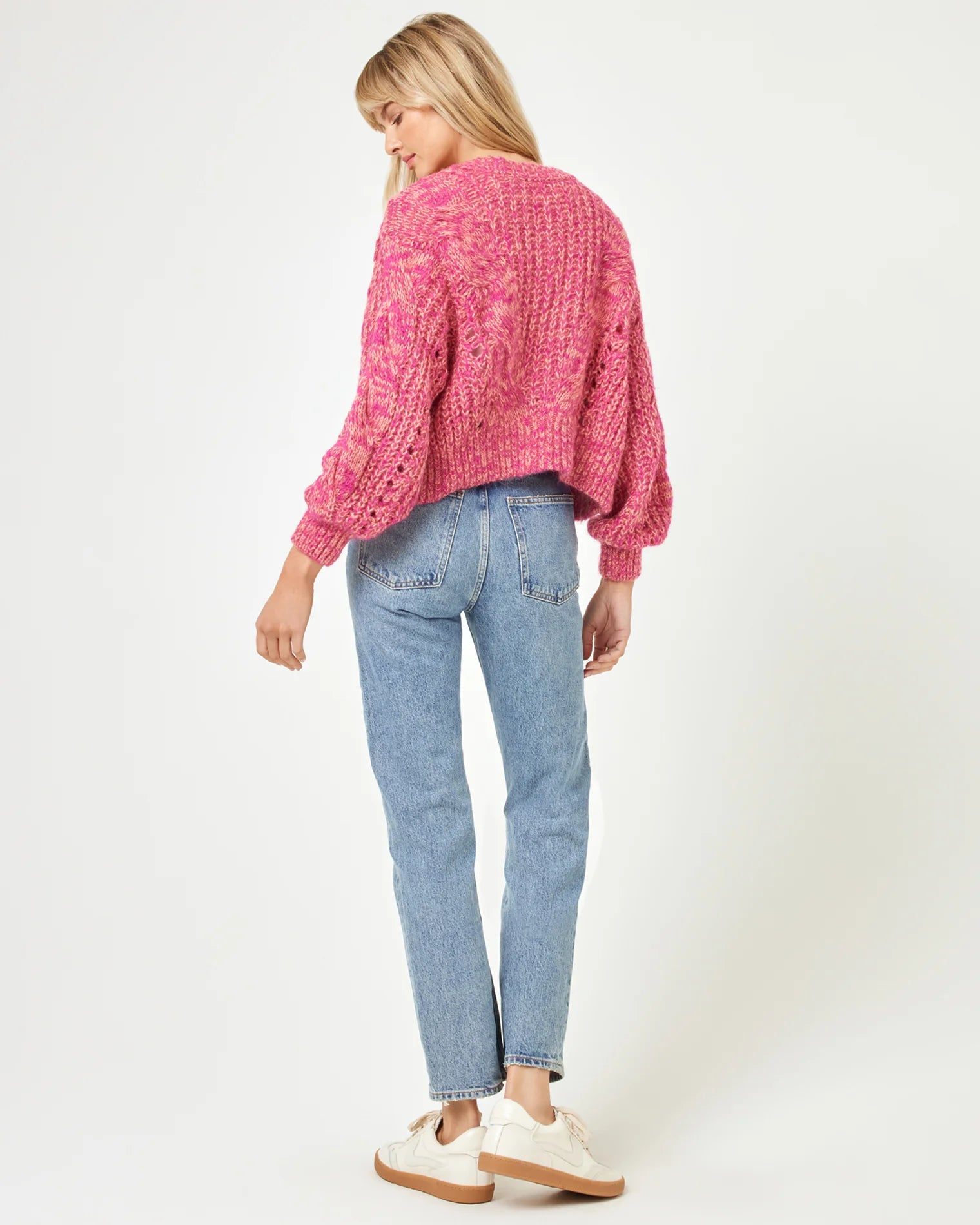 L Space - Strawberry Fields Cardigan - Strawberry Marl