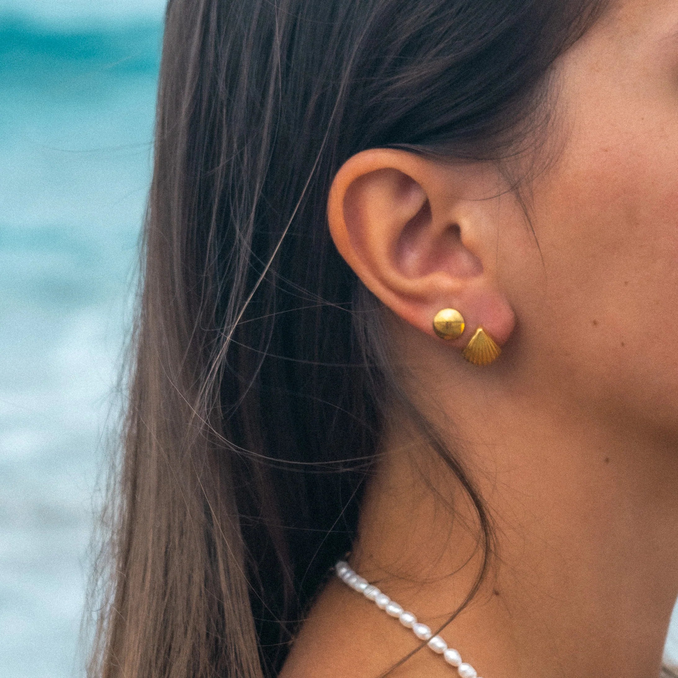 Swim In Jewelry - Beachcomber Stud Earrings (Add-On)