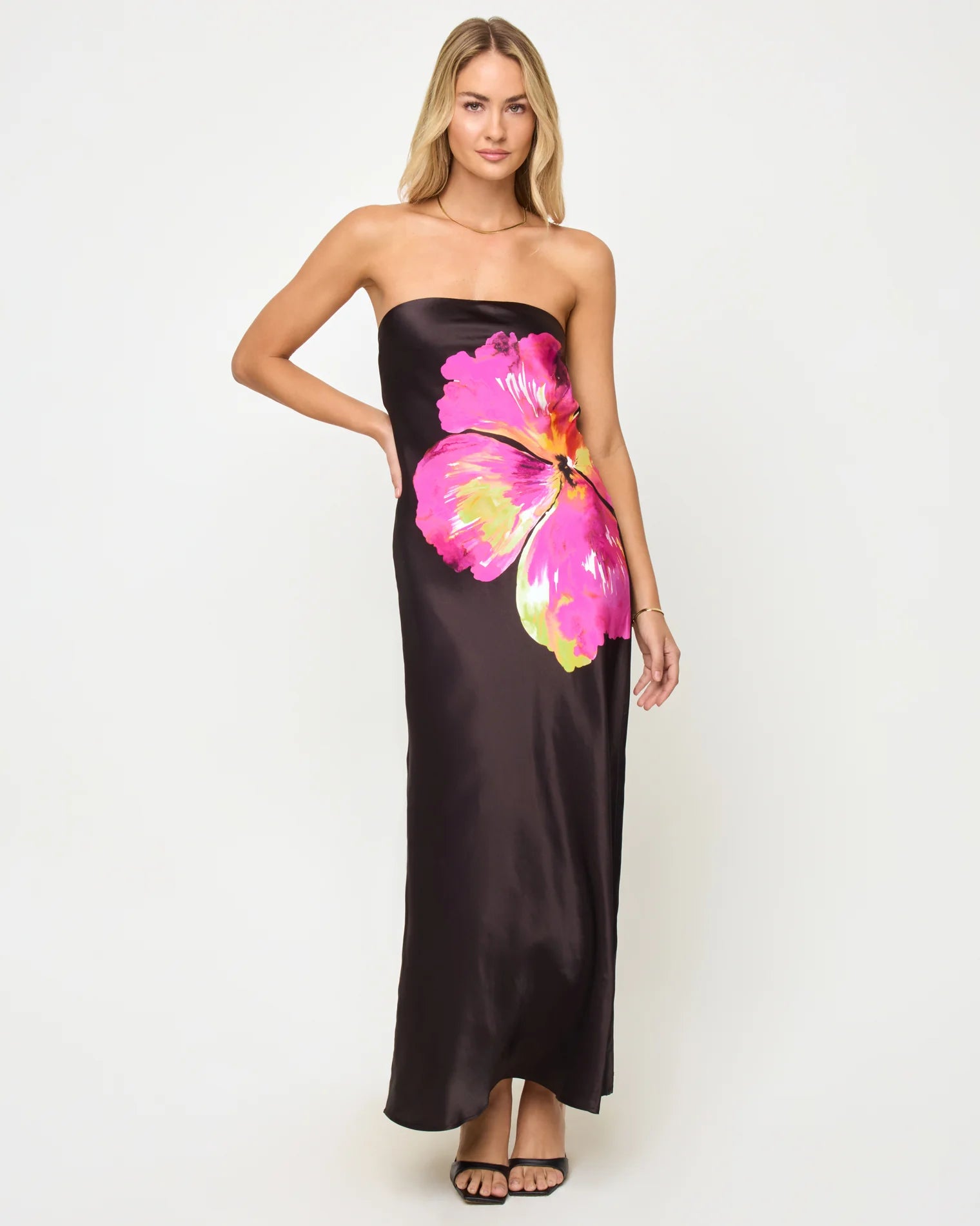 L Space - Spring In Love Dress - After Midnight Hibiscus