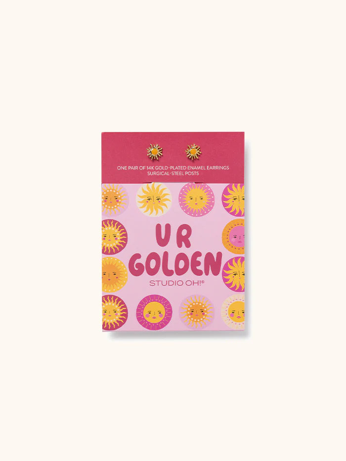 Studio Oh - U R Golden Good Day Earrings