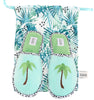 Hang Accessories - Foldable Travel Slippers - Palm Tree