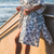 Splendid - The Tropic Veil Coverup - Cream/Teal Palms