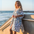 Splendid - The Tropic Veil Coverup - Cream/Teal Palms