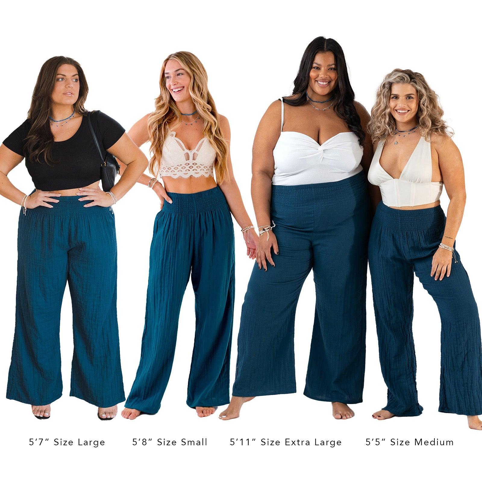 Lotus & Luna - The Teal Beach Pants (N)