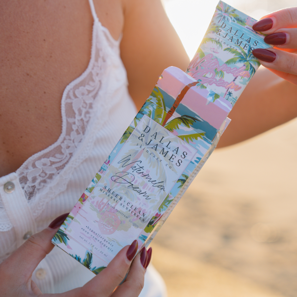 Dallas & James - The Watermelon Dream Sheer + Clean Mineral Sunscreen - SPF 50