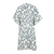 Splendid - The Tropic Veil Coverup - Cream/Teal Palms