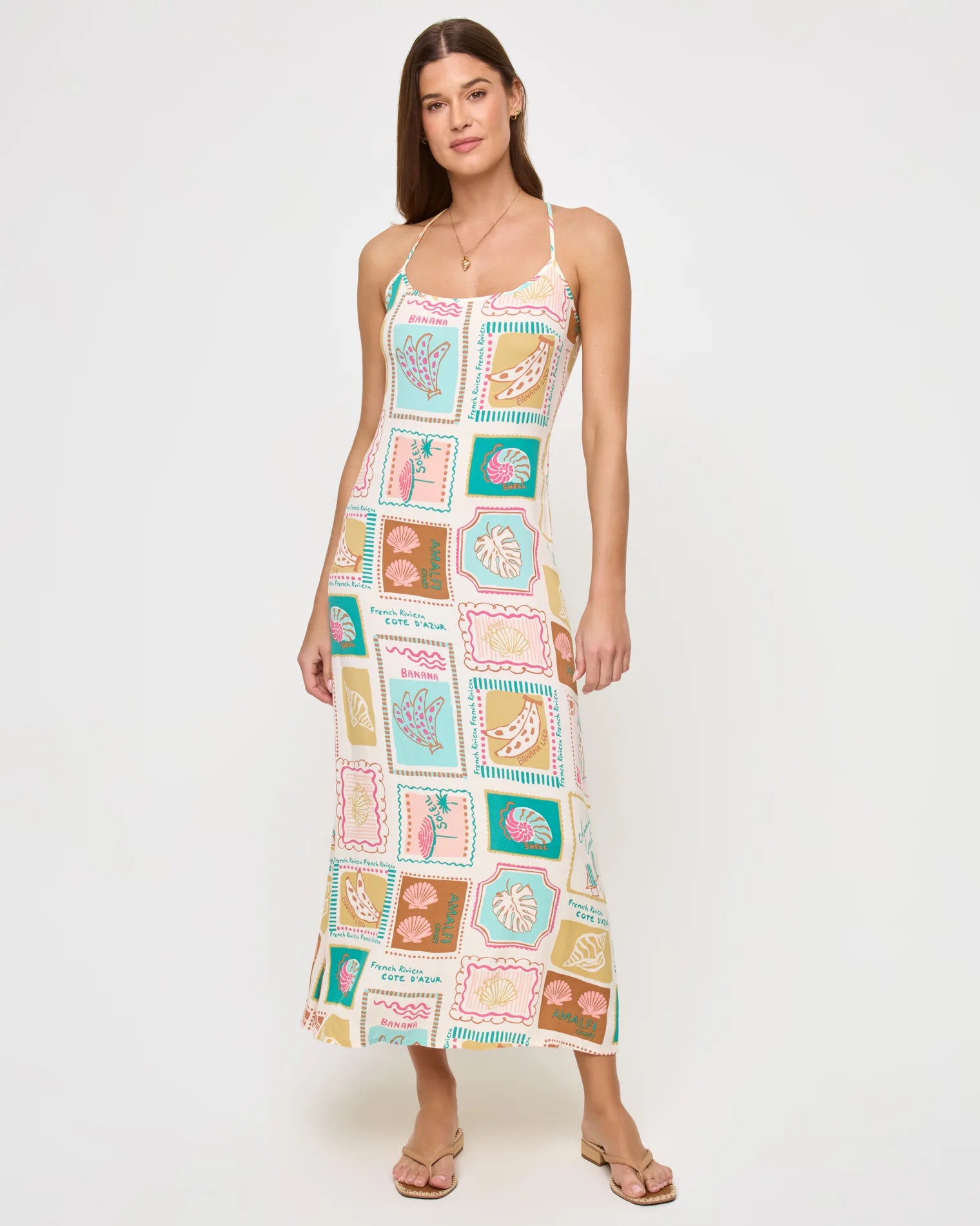 L Space - Summer Somewhere Slip Dress - Postcards