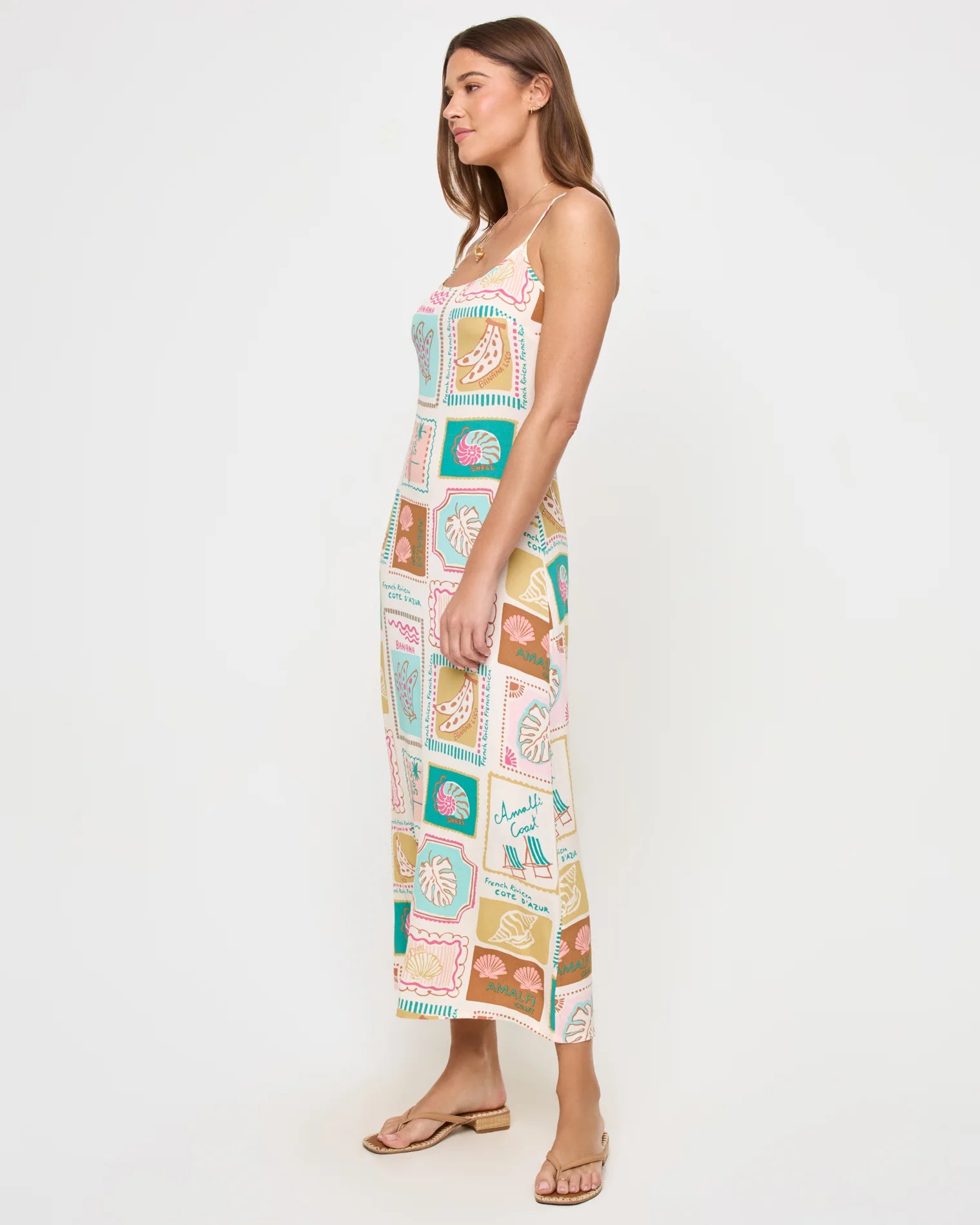 L Space - Summer Somewhere Slip Dress - Postcards