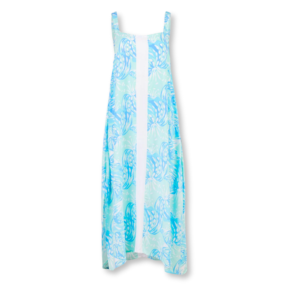 Lilibridge - Blue Tropics Midi Dress