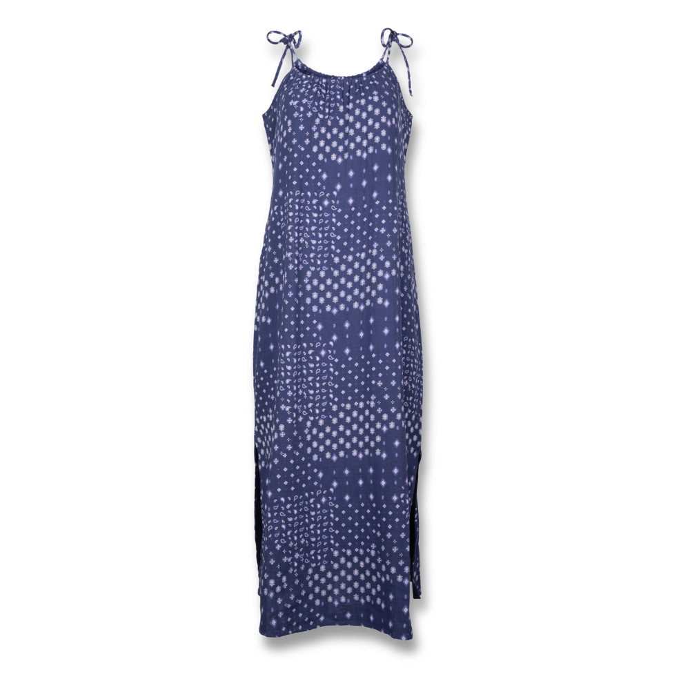 Splendid - The Beach Bandana Tie Strap Maxi Dress
