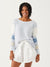 MerSea - Camden Striped Sweater - Sky Blue/White (Add-On)