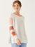 MerSea - Camden Striped Sweater - Sea Salt/Coral Rose (Add-On)