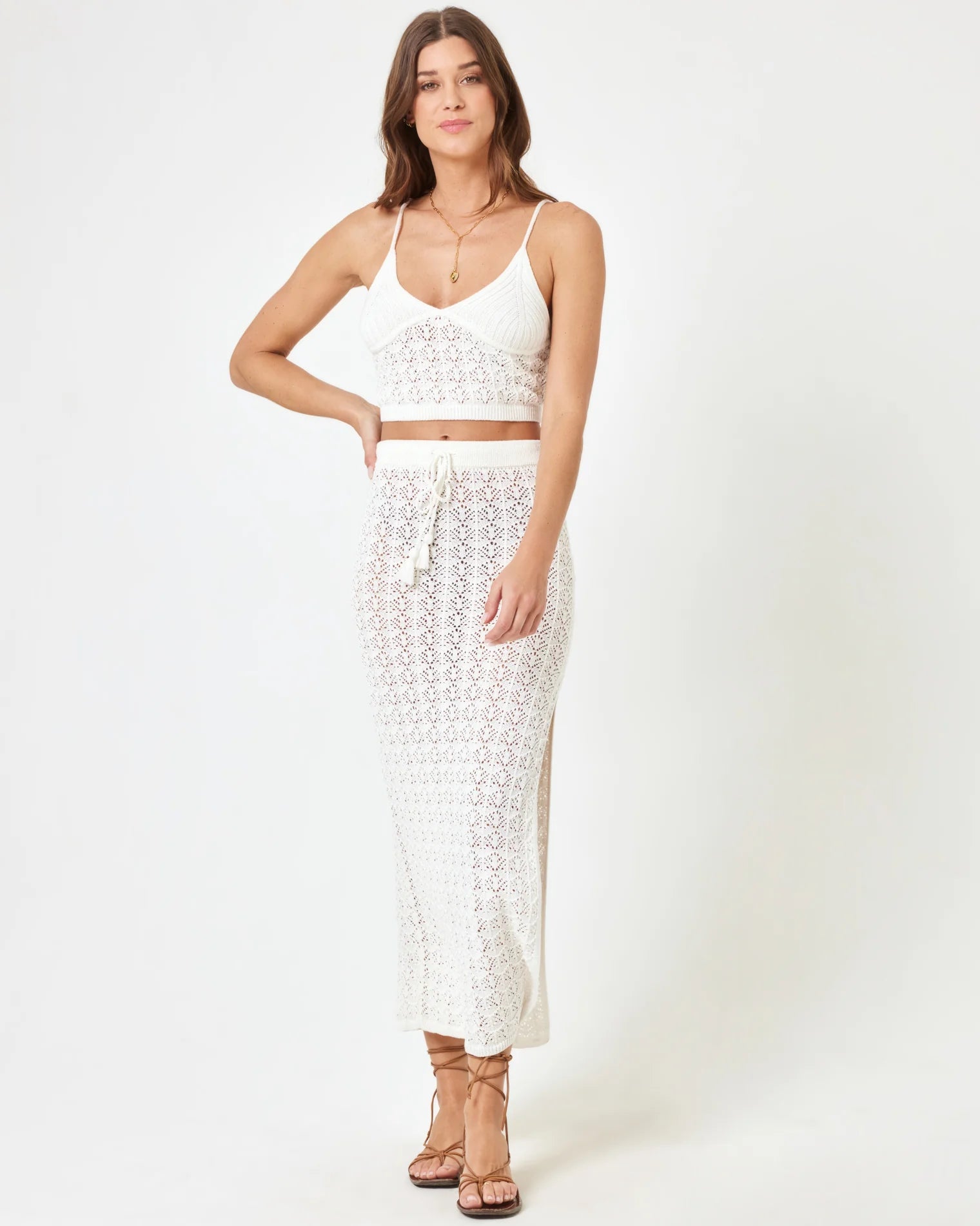 L Space - Sweet Talk Skirt - Cream (Add-On)