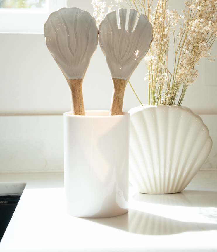 Beachly - The Shoreline Shell Serving Spoons (Set of 2)