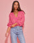 L Space - Strawberry Fields Cardigan - Strawberry Marl