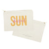 The Cotton & Canvas Company - Sunkissed Cotton Canvas Cosmetic Bag (Add-On)