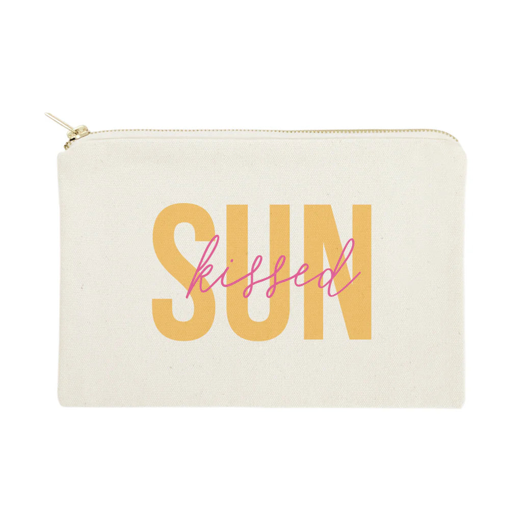 The Cotton & Canvas Company - Sunkissed Cotton Canvas Cosmetic Bag (Add-On)