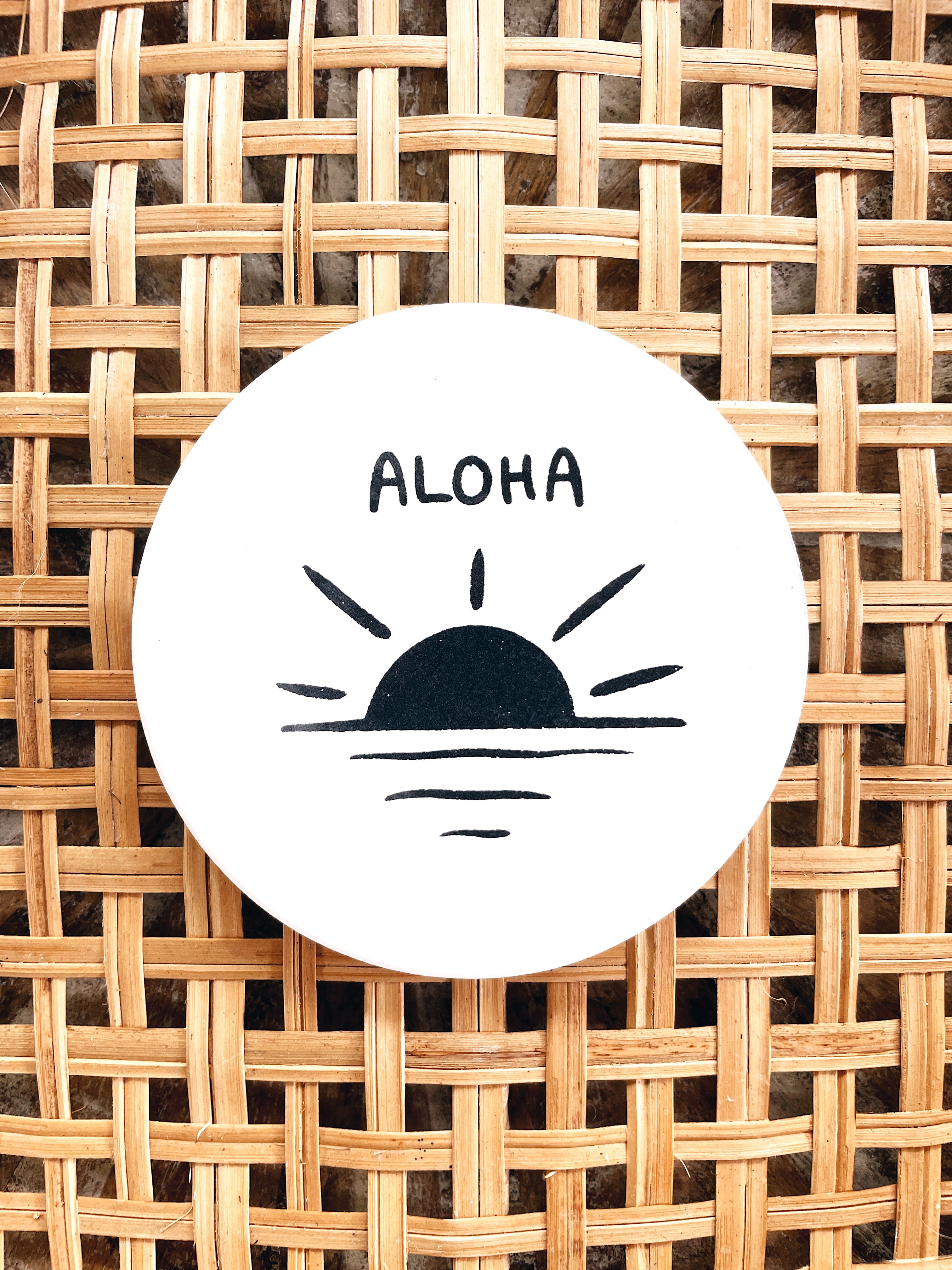 Palm + Petal -  Coaster 4 Pack - Coastal (Add-On)