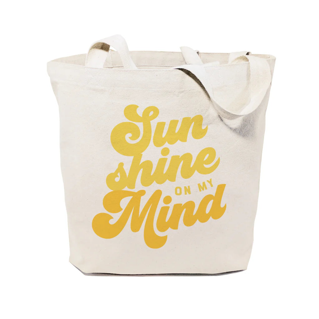 The Cotton & Canvas Company - Sun Shine on My Mind Cotton Canvas Tote Bag (Add-On)