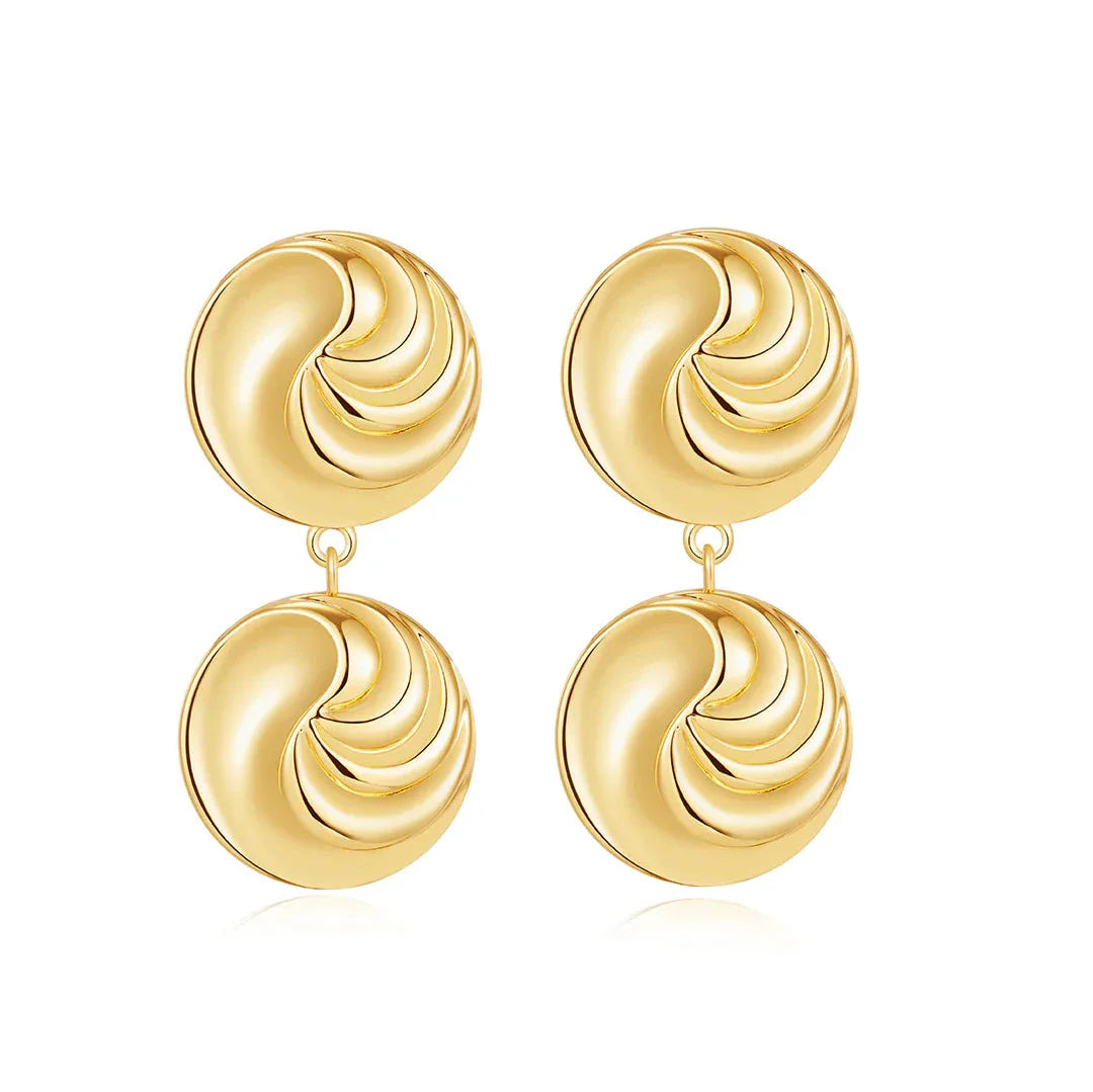 Luv AJ - The Leila Drop Earrings - Gold