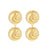 Luv AJ - The Leila Drop Earrings - Gold