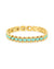 Luv AJ - Timepiece Bracelet - Turquoise Blue/Gold