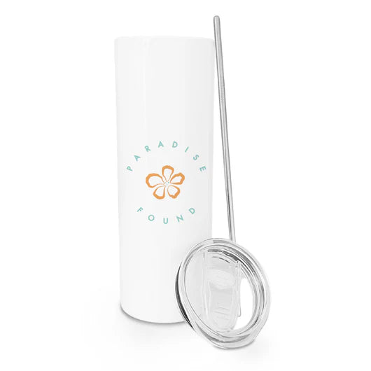 The Cotton & Canvas Company - Paradise Found Stainless Steel Summer Tumbler (Add-On)
