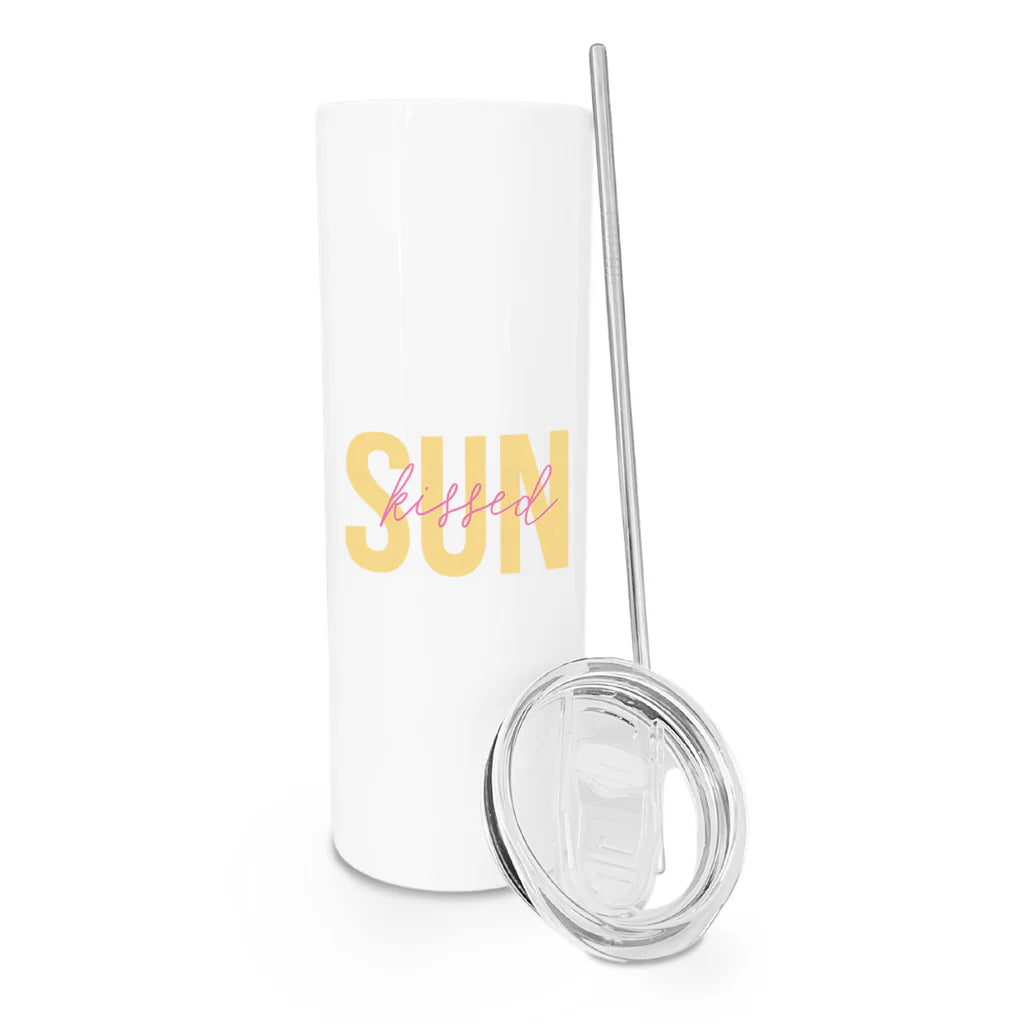 The Cotton & Canvas Company - Sunkissed Stainless Steel Summer Tumbler (Add-On)