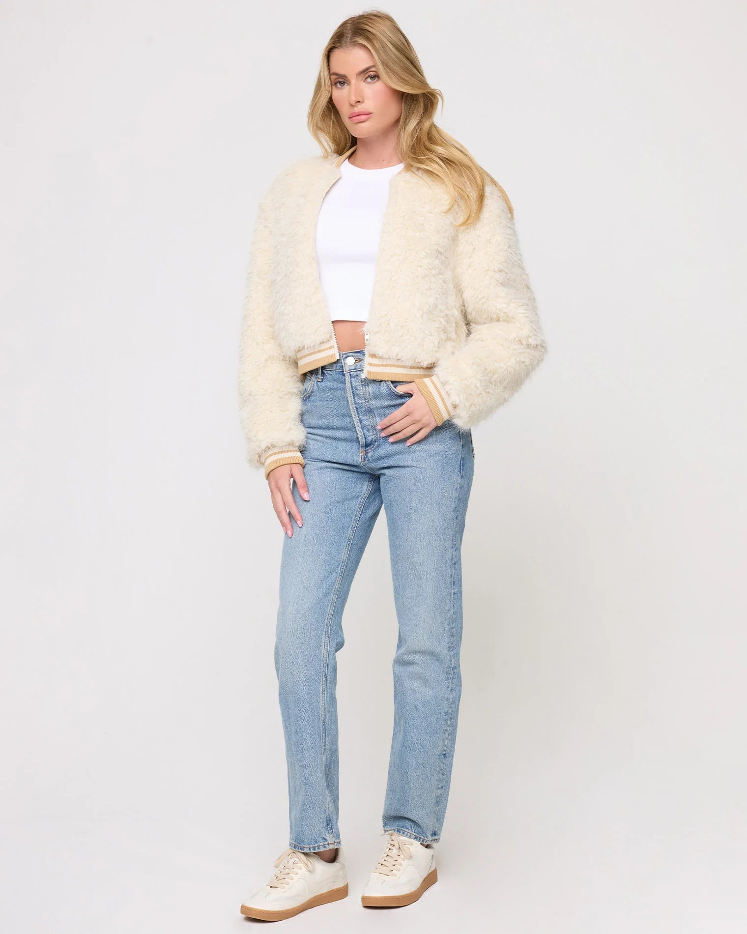 L Space - Valley Jacket - Tan Tipping