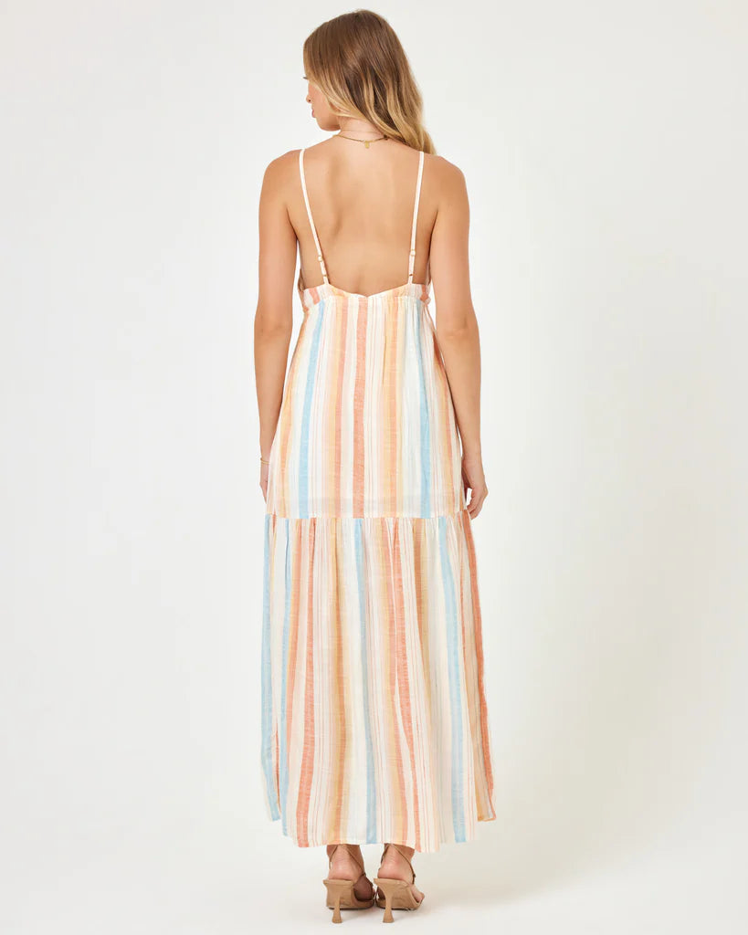 L Space - Printed Victoria Dress - Sunset Skies Stripe (Add-On)