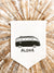 Palm + Petal - Wall Banner- VW Bus (Add-On)